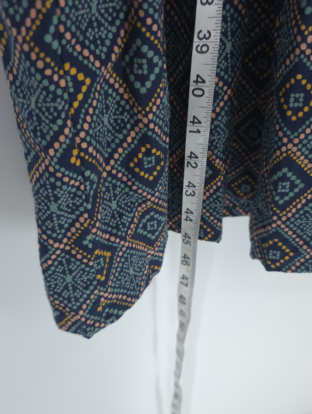 Mata Traders Tiered Midi Dress 100% Cotton Pockets Flowy Cottagcore Boho Garden - Picture 15 of 16